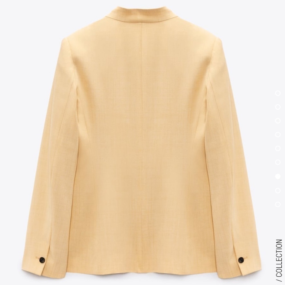 Zara Basic Inverted Lapel Blazer - Picture 7 of 14